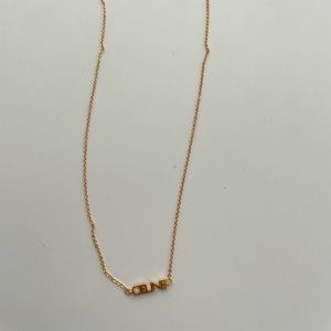CELINE MINI PENDANT NECKLACE AUTHENTIC
